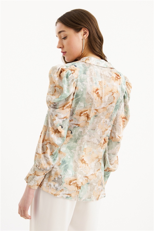 floral print shirt - MINT