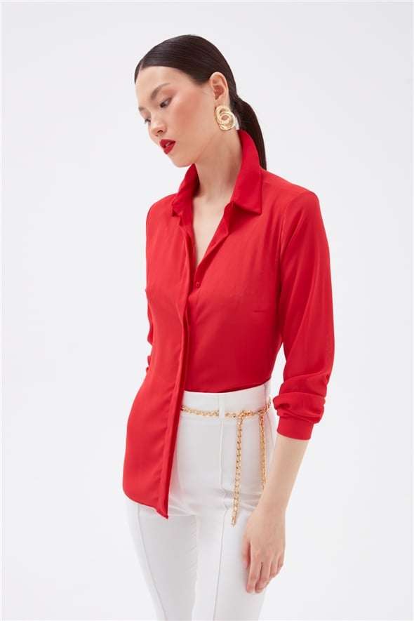 classic shirt - RED