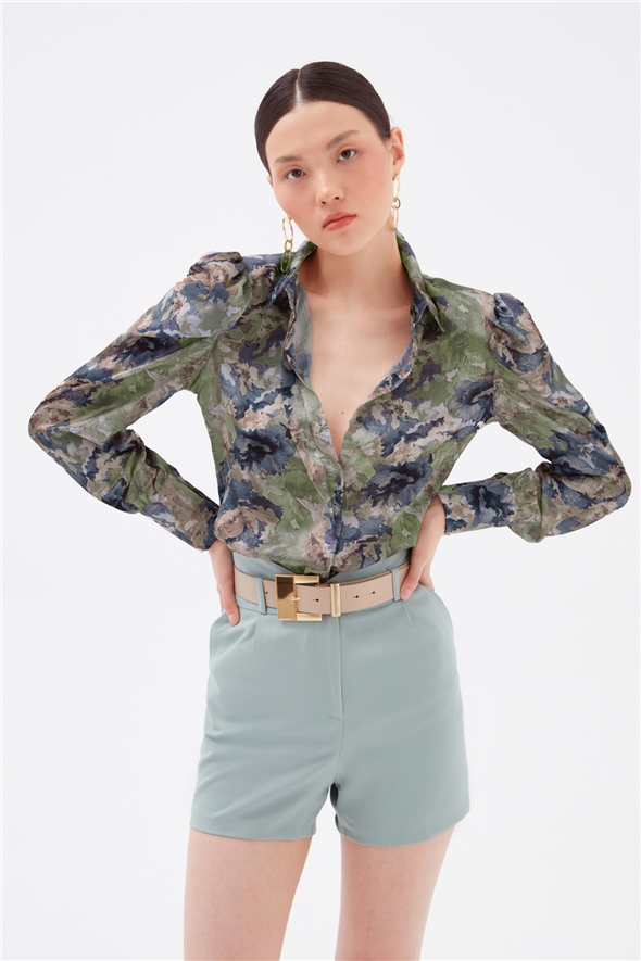floral print shirt - PINK